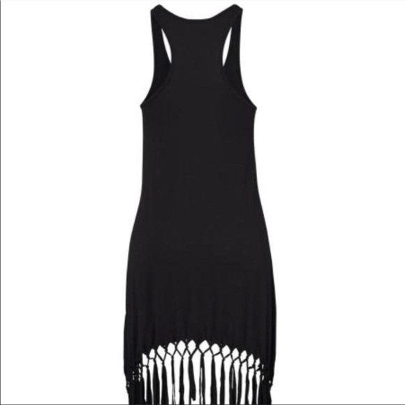 Beach dress coverup with fringe - Picture 7 of 10